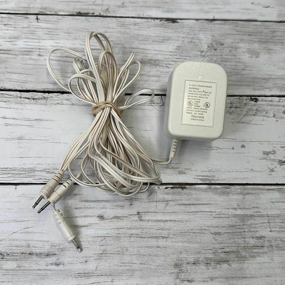 DEPARTMENT 56 AC/DC ADAPTER for up to three accessories